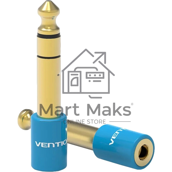 Переходник Vention Jack 3.5 mm F/6,5 mm M VAB-S01-L