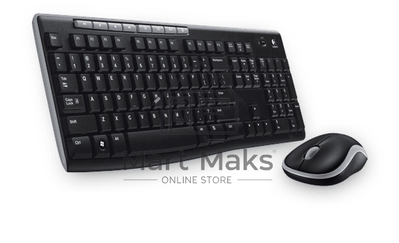 Клавиатура + мышь Logitech MK270 русская раскладка