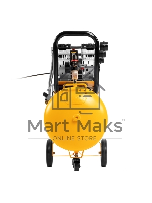 Компрессор безмаслянный малошумный DLS 2250/100, 2250 Вт, 3х750, 100 л, 410 л/мин блок упр Denzel