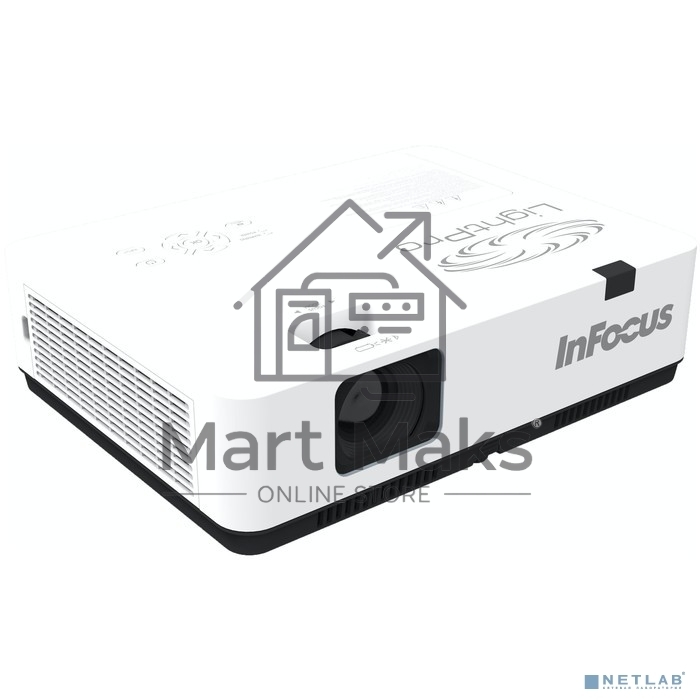 Проектор INFOCUS IN1034 3LCD, 4800 lm, XGA (1024x768), 50000:1, 1.481.78:1,3.5mm in,Composite video,Component,VGA IN х2, HDMI IN, Audio in(RCAх2), USB-A, USB B х2, VGA out, Audio 3.5mm out, лампа 20000ч.(ECO mode), RJ45,RS232, 1x16W, 31дБ, 3,3 кг