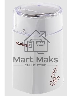 Кофемолка Scarlett SC-CG44506 160Вт сист.помол.:ротац.нож вместим.:65гр белый