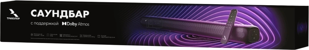 Саундбар Триколор TR-SB-02 2.1 100Вт+40Вт черный