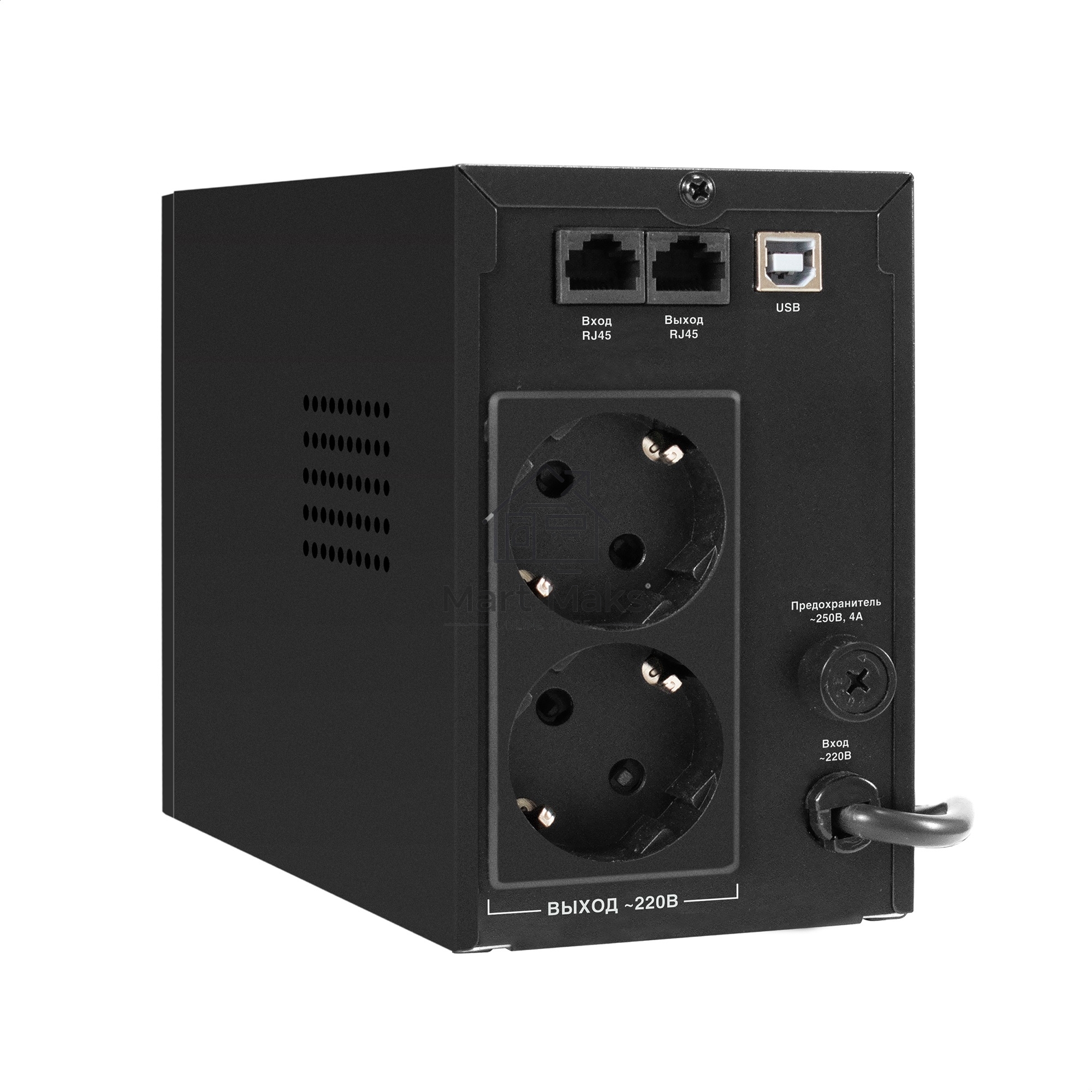 Источник бесперебойного питания ExeGate SpecialPro Smart LLB-500.LCD.AVR.2SH.USB <500VA/300W, LCD, AVR, 2*Schuko, USB, Black>