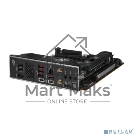 Материнская плата ASUS ROG STRIX B650E-I GAMING WIFI, AM5, AMD B650, 2xDDR5, 2xSATA, 2xM.2, 1xPCIe 5.0 x16, 1xHDMI, 1x 2.5Gb LAN, 4xUSB-A 3.2 Gen 2, 1xUSB-A 3.2 Gen 1, 1xUSB-C 3.2 Gen 2x2, 3x3.5 мм, 7.1, Mini-ITX
