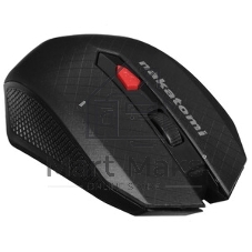 Мышь беспроводная Nakatomi MRON-08U черный, 1600 dpi, радиоканал, USB, кнопки - 6