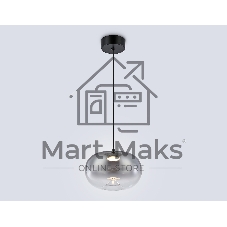 Подвесной светодиодный светильник Ambrella light LH11082 BK/SM черный/дымчатый 4W 3000K D180*130