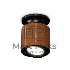 Светильник Ambrella Light XS7404100 SCF/PBK кофе песок/черный полированный MR16 GU5.3 (N7926, C7404, N7002)