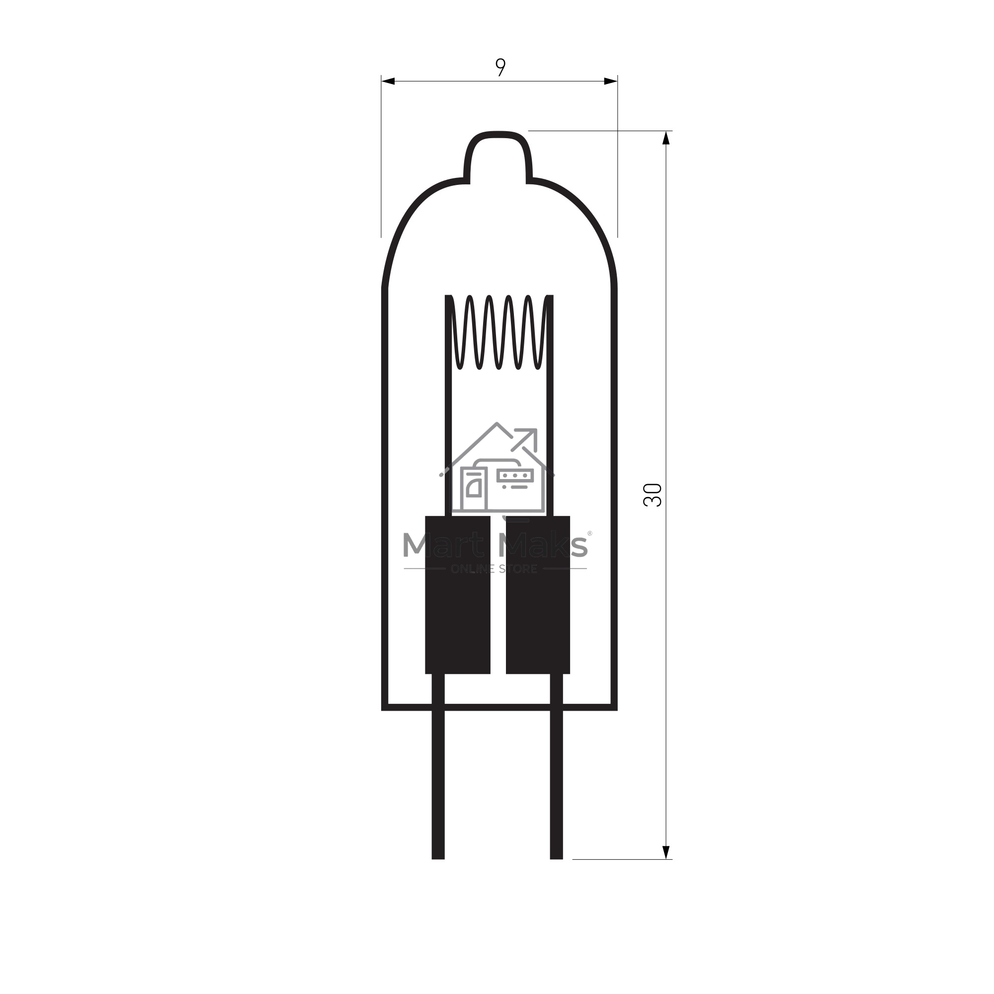 G4 12V20W Super Light / Лампа галогенная сверхъяркая