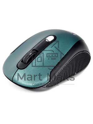 Мышь беспроводная Gembird MUSW-420-2 зеленый, 1600 dpi, радиоканал, USB, кнопки - 4