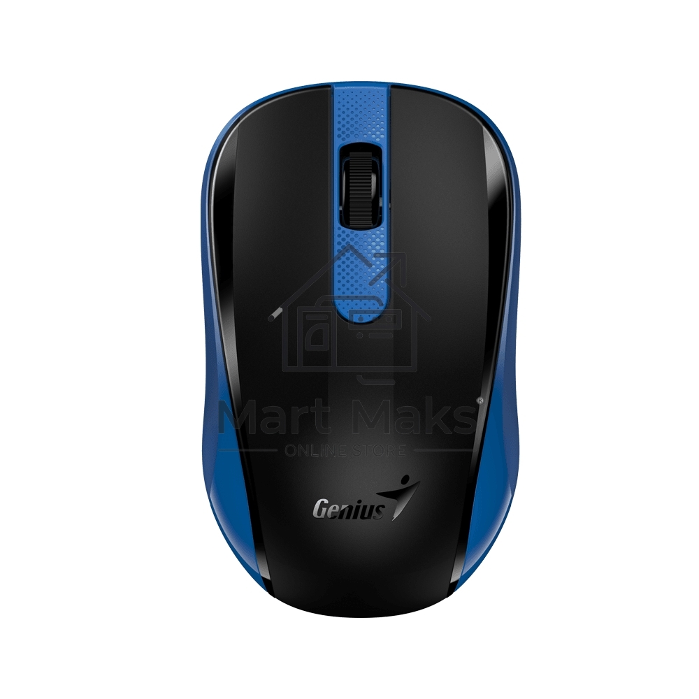Мышь беспроводная Genius NX-8008S синий, 1200 dpi, радиоканал, USB, кнопки - 3