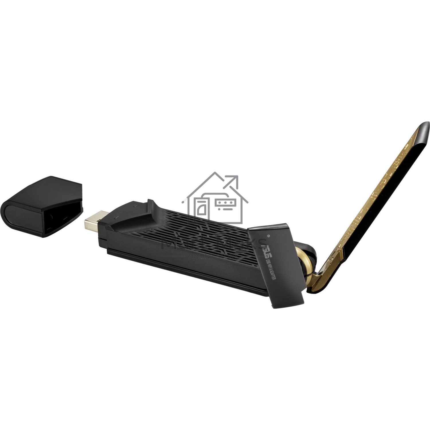 Адаптер беспроводной связи (Wi-Fi) ASUS USB-AX56 /EU /NO CRADLE (90IG06H0-MO0R10) (565284)