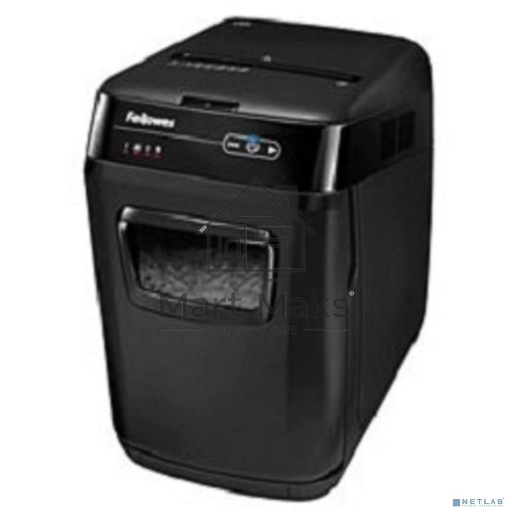 Шредер Fellowes AutoMax 200C (секр.P-4)/фрагменты/200лист./32лтр./пл.карты