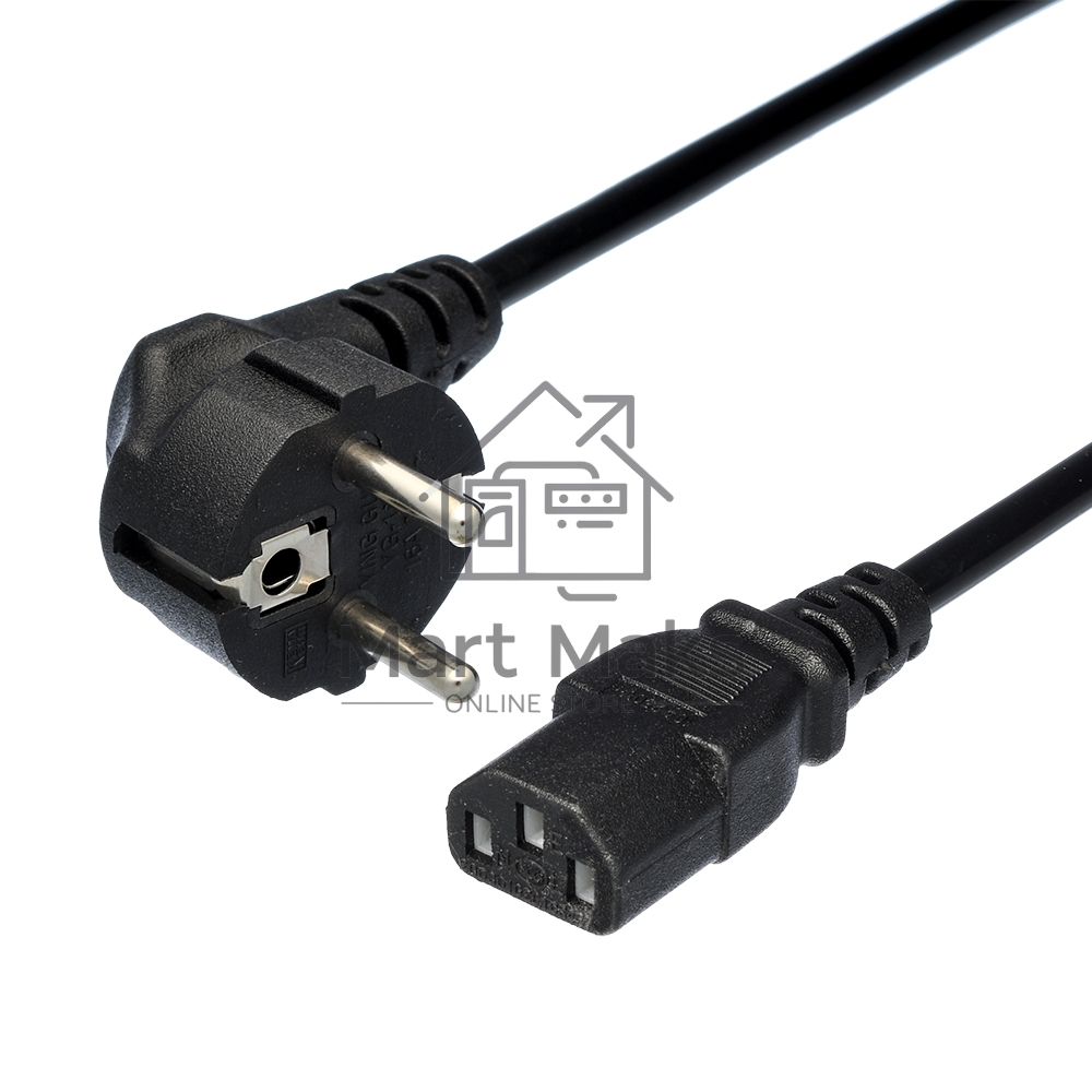 Кабель питания GOPOWER CEE 7/7-C13 3.0M 00-00027328 BLACK