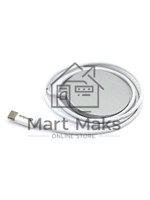 Беспроводное зарядное устройство Amperin 5V/3A, 9V/2A (Type-C 1m) 15W (YDS-TC015) белый Беспроводное зарядное устройство Amperin 5V/3A, 9V/2A (Type-C 1m) 15W (YDS-TC015) белый