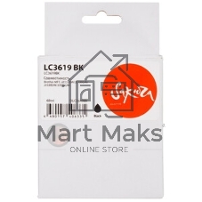 Картридж струйный Sakura LC3619Bk для Brother, черный, 68 мл., 3000 к.