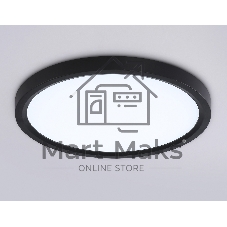 Светильник светодиодный ультратонкий Ambrella light FZ1904 BK черный IP54 20W 3000K-6500K CCT-переключатель D300*25 (Без ПДУ)