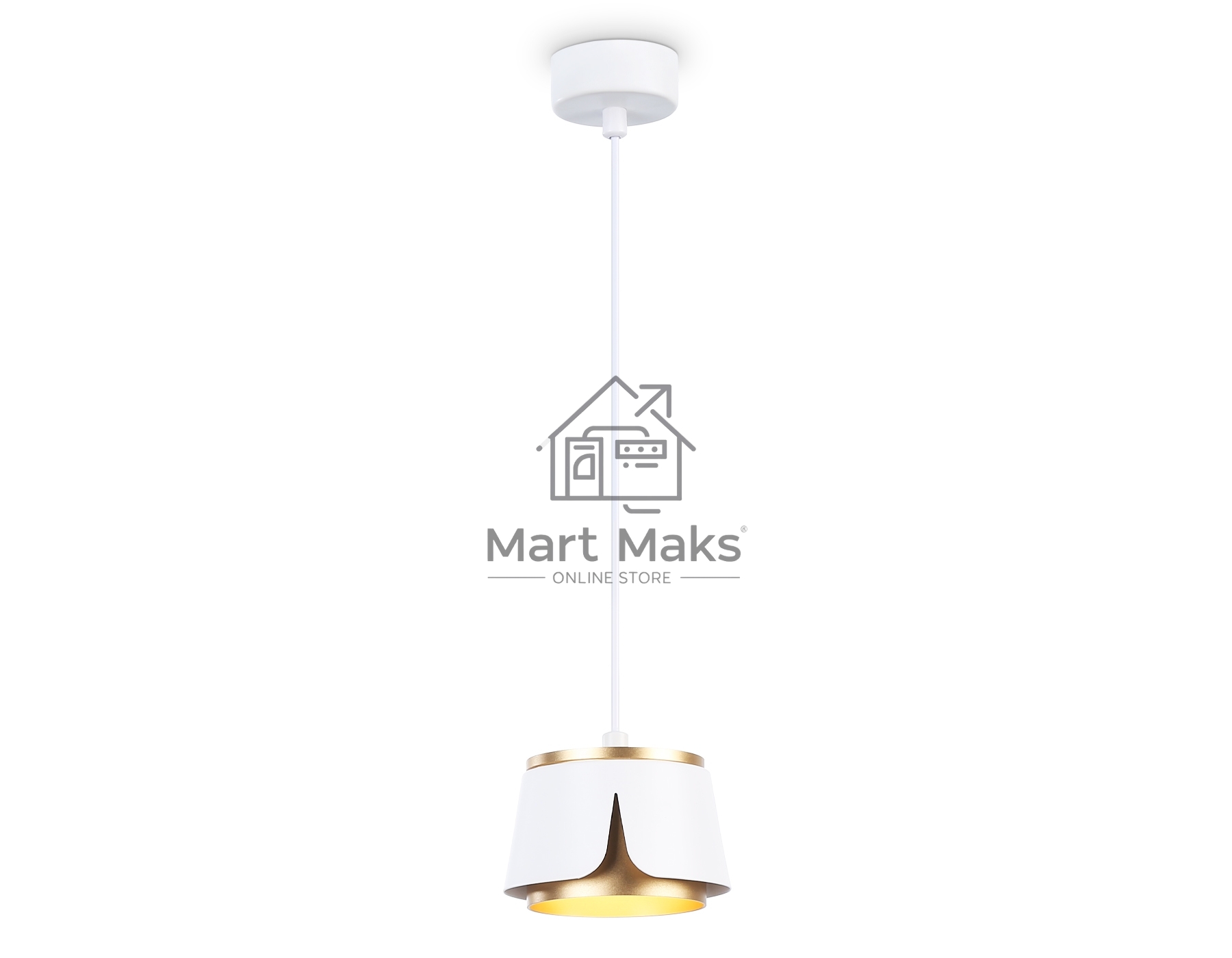 Светильник Ambrella light TN71245 WH/GD белый/золото GX53 D100*1090