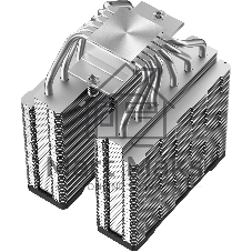 Устройство охлаждения(кулер) Deepcool AG620 G2 ARGB Soc-AM5/AM4/1200/1700/1851 серебристый/черный 4-pin 30.93dB Al+Cu 270W 1046gr Ret (R-AG620-BKAMMG2-G)