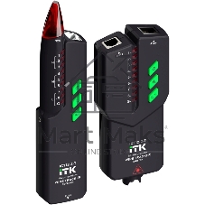 Тестер кабельный ITK ICT12-2-T черный