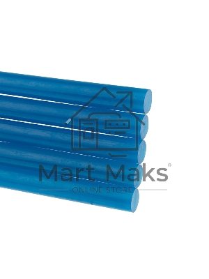 Клеевые стержни Rexant, Ø11 мм, 100 мм, синие, 6 шт., блистер