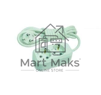 Удлинитель 2 гн 3 м с\з Makel MGP113
