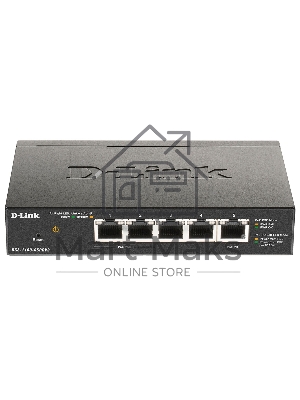 Коммутатор D-Link DGS-1100-05PDV2 5G 2PoE настраиваемый