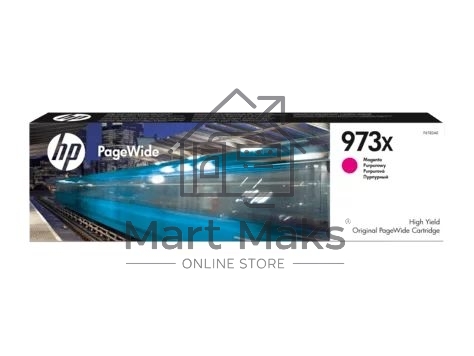 Картридж струйный HP 973X, HP PageWide, пурпурный