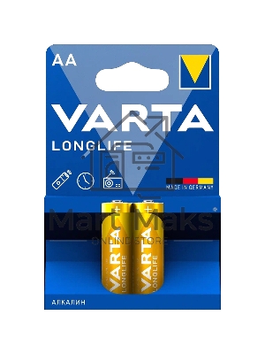 Батарейки VARTA Long Life AA блистер 204106101412 Батарейки VARTA Long Life AA блистер 204106101412