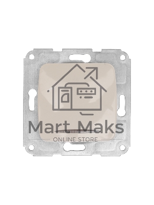 Выключатель DEA 1кл (инд) с/у 10А мех. Беж KRANZ (1/10/120)