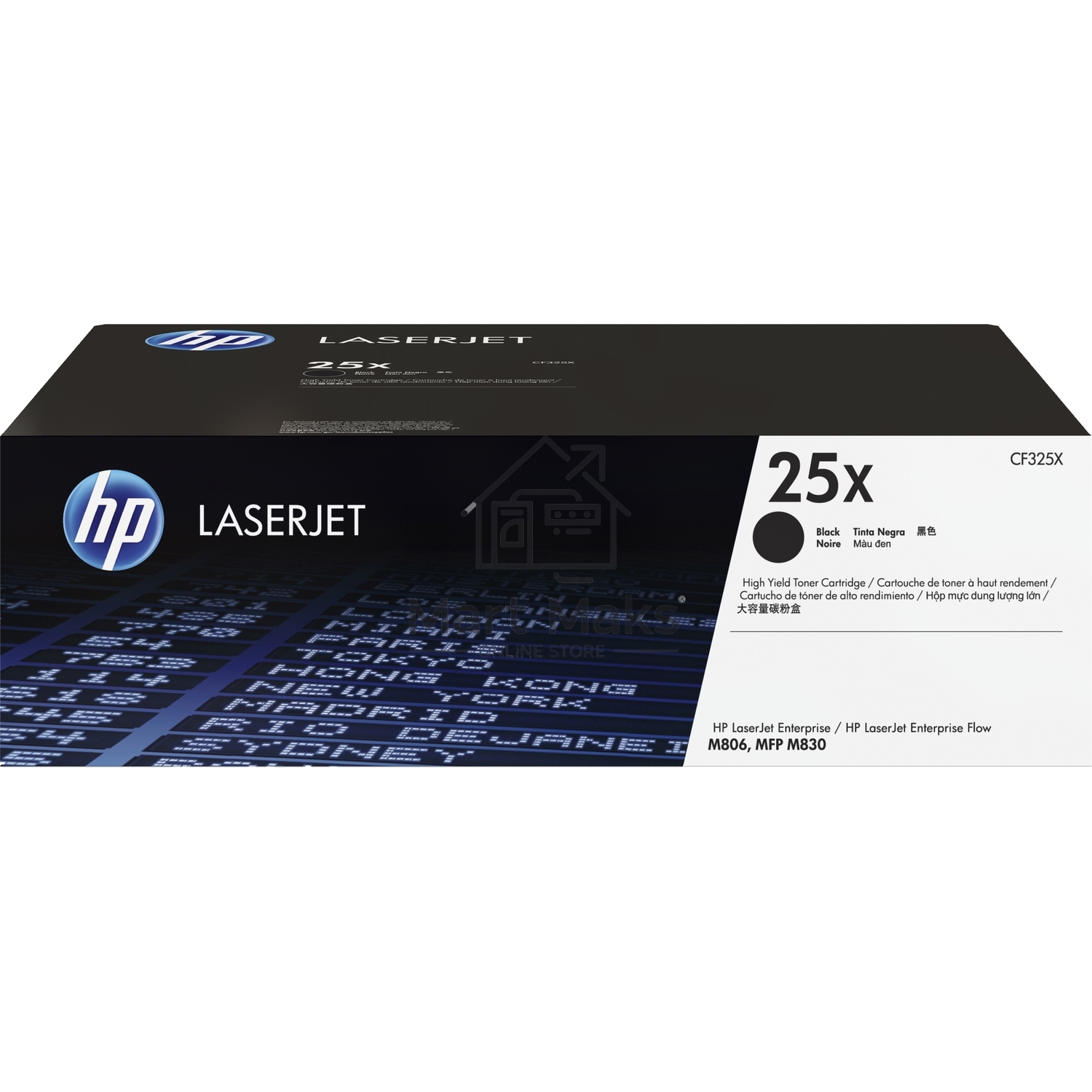 Тонер Картридж HP CF325X черный для HP LJ Flow M830z/M806x+/M830z/M806dn/M806x (40000стр.)