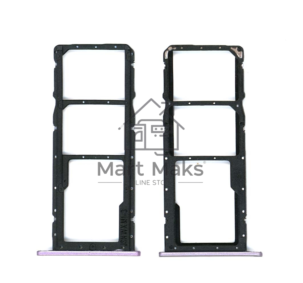 Лоток для SIM-карты Huawei Honor 8X фиолетовый