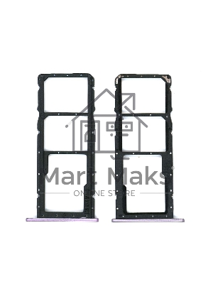 Лоток для SIM-карты Huawei Honor 8X фиолетовый