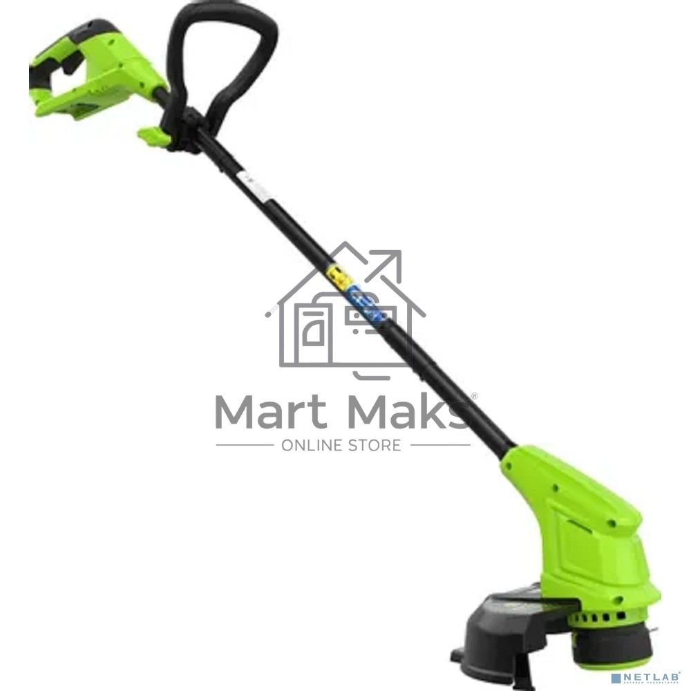 Триммер Greenworks 25см, авт., 24V, с АБ 2 А.ч. и ЗУ слайдер 2,0А  2107207SA
