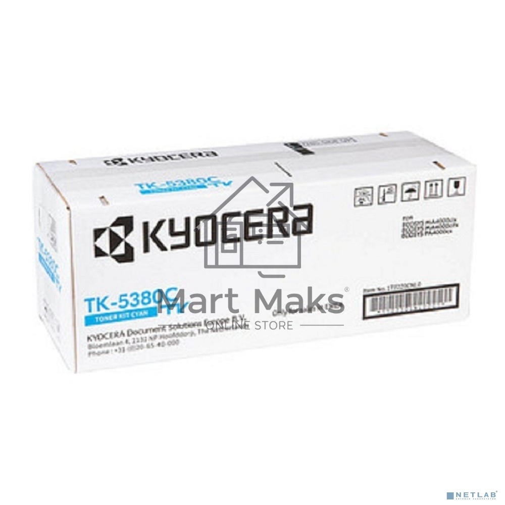 Картридж лазерный Kyocera TK-5380C 1T02Z0CNL0 голубой (10000 стр.) для Kyocera PA4000cx/MA4000cix/MA4000cifx