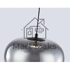 Подвесной светодиодный светильник Ambrella light LH11082 BK/SM черный/дымчатый 4W 3000K D180*130