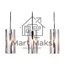 Светильник Ambrella light TR3590/3 CH/SM хром/дымчатый E27/3 max 40W 530*100*900