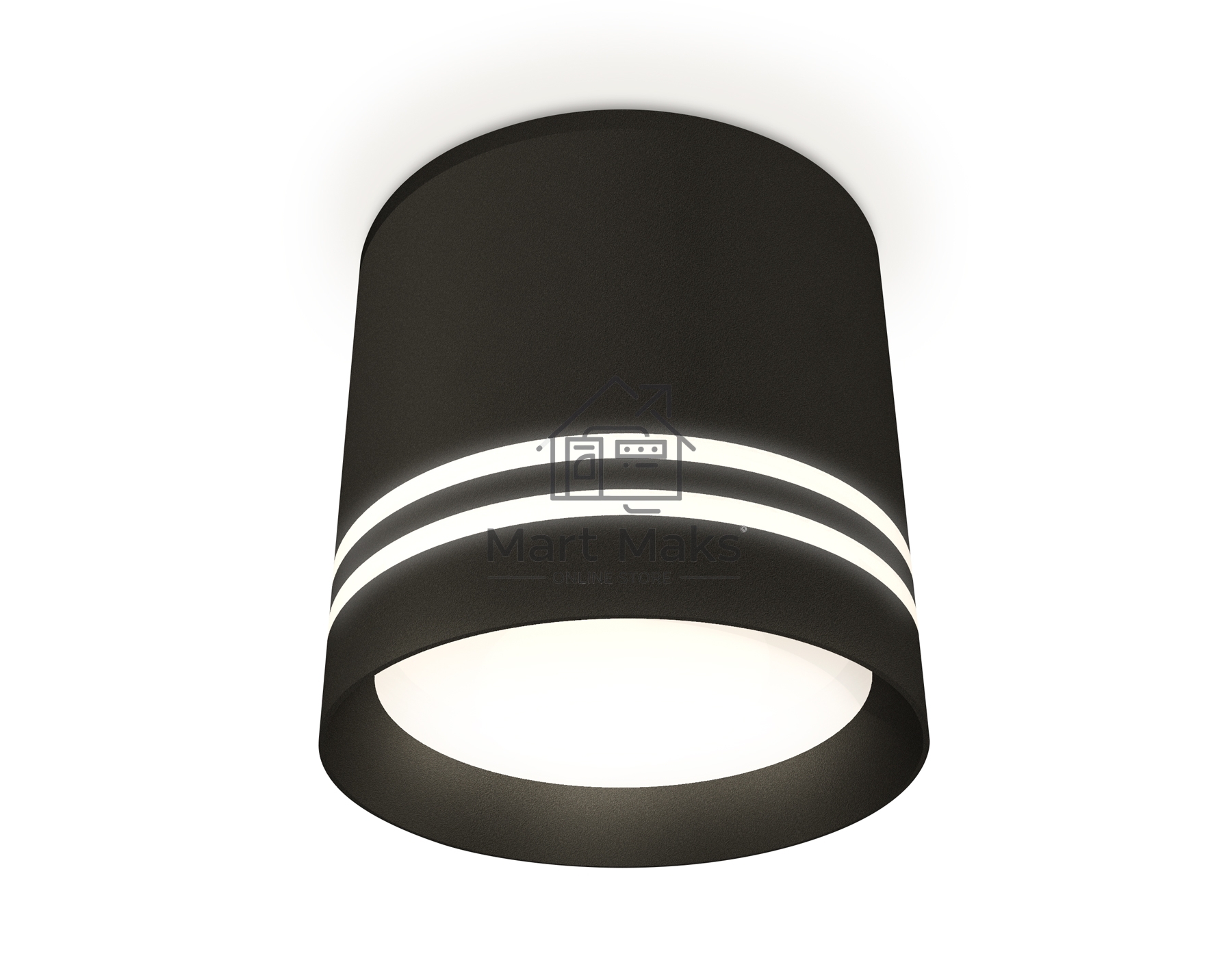Светильник Ambrella Light XS8111007 SBK/FR черный песок/белый матовый GX53 (C8111, N8478)