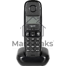 Радиотелефон Dect Gigaset A170 DUO черный (труб. в компл.:2шт) АОН