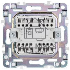 Выключатель проходной 2-кл. IEK SKANDY SK-V05B 10А бежевый SK-V22-0-10-K10