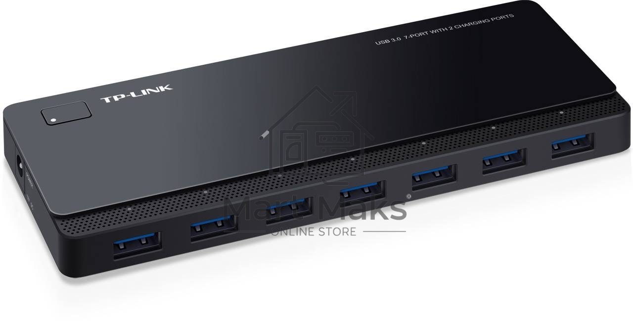 Сетевое оборудование TP-Link UH720 7 ports USB 3.0 Hub with 2 power charge ports (2.4A Max), Desktop, a 12V/4A Power Adapter included