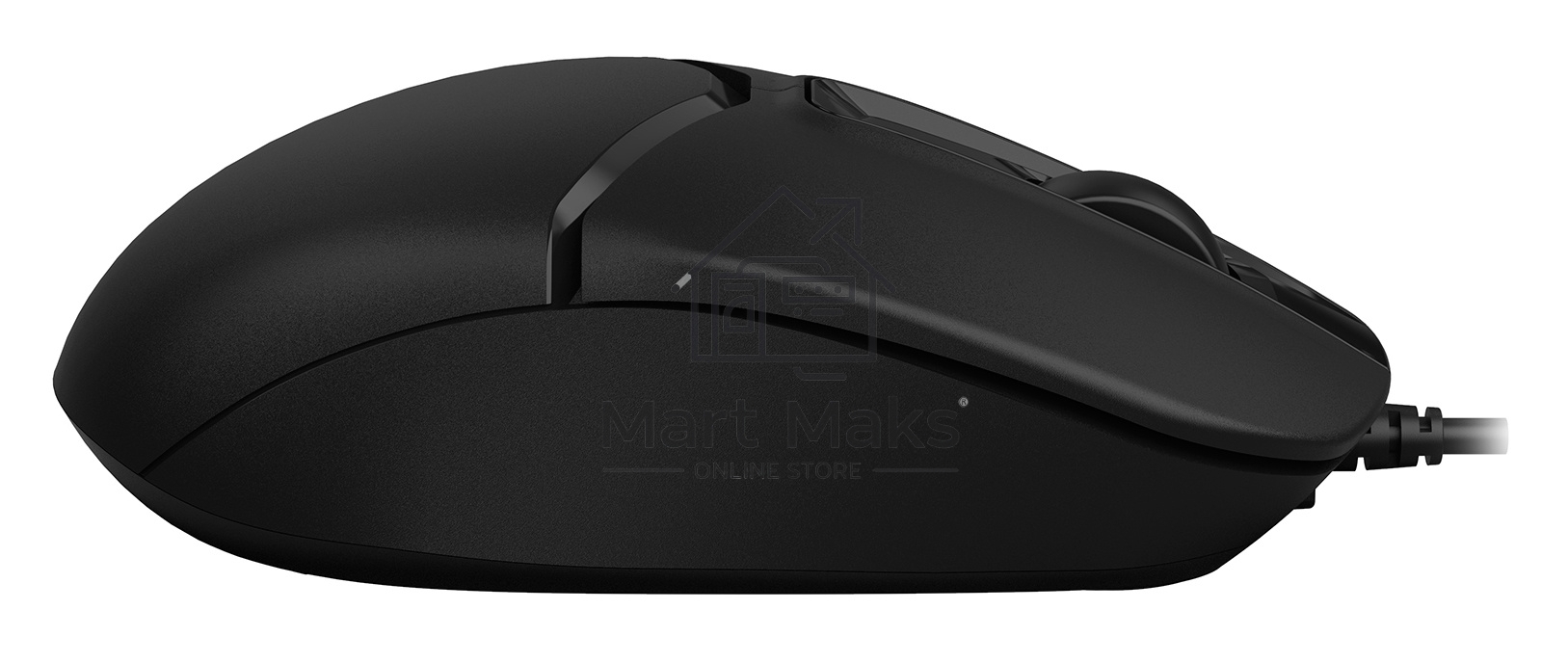Мышь проводная A4Tech Fstyler FM12 черный, 1200 dpi, USB, кнопки - 3
