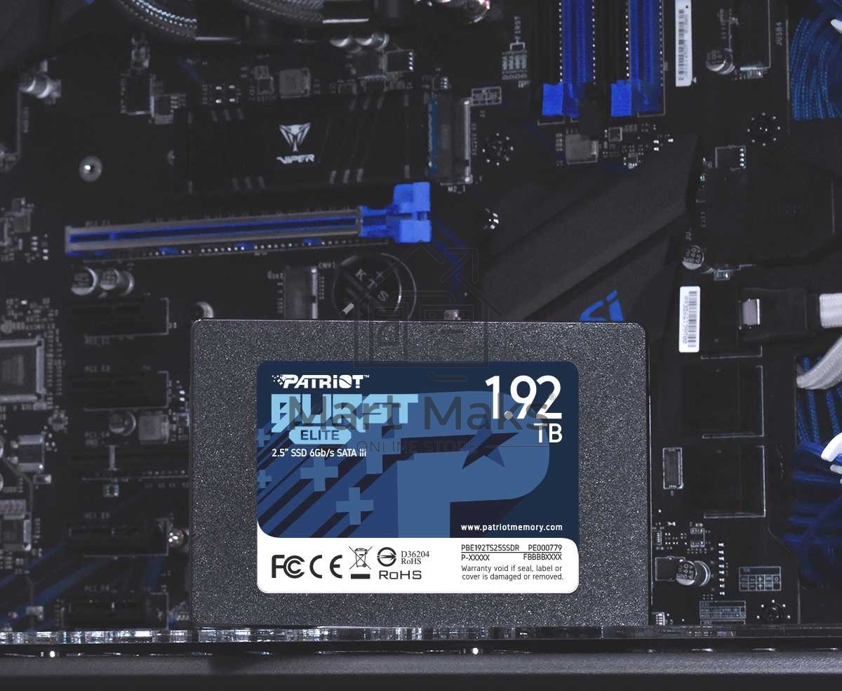 Накопитель SSD Patriot Burst Elite, 1.92Tb, SATA, 2.5