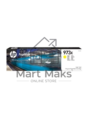 Картридж струйный HP 973XL F6T83AE желтый для HP PW Pro 477dw/452dw (7000стр.)