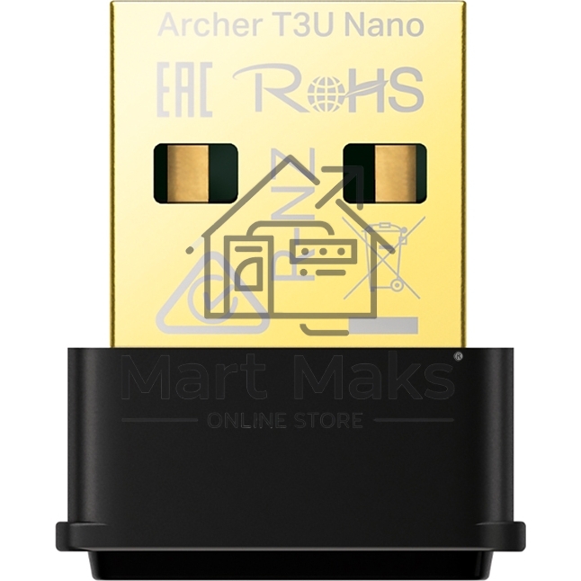 Ультракомпактный Wi-Fi USB-адаптер TP-Link Archer T3U Nano AC1300 с поддержкой MU-MIMO