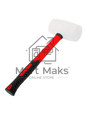 Киянка резиновая Matrix, 910 г, белая резина, фибергласовая рукоятка