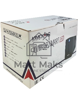 Источник бесперебойного питания Импульс Юниор Смарт 600 360Вт 600ВА черный