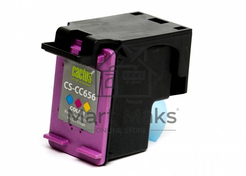 Картридж струйный Cactus CS-CC656 №901 многоцветный (18 мл.) для HP DJ 4500 series/J4524/J4535/J4580/J4624/J4660/J4680