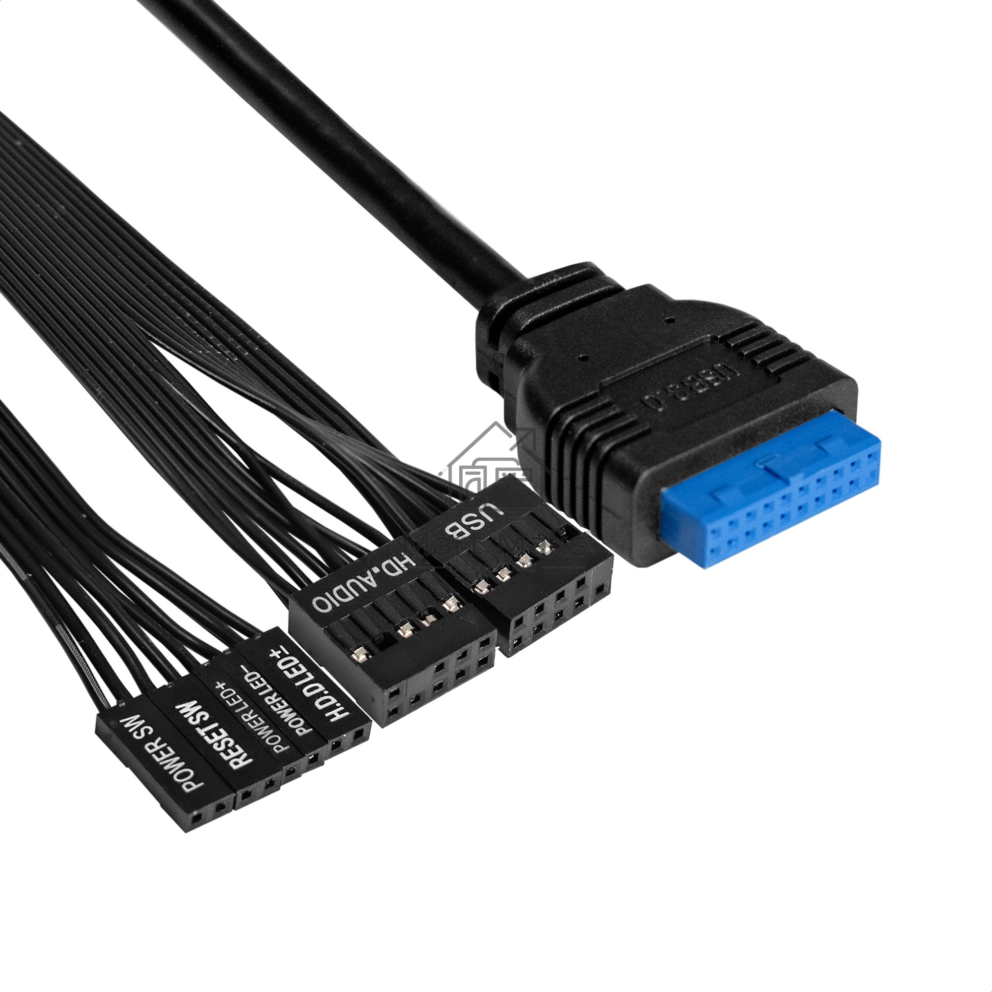 Компьютерный корпус Minitower ExeGate BAA-303U (mATX, без БП, 2*USB+1*USB 3.0, HD Audio, черный)