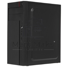 Компьютерный корпус Miditower ExeGate AA-440U (ATX, без БП, 2*USB+1*USB 3.0, аудио, черный)