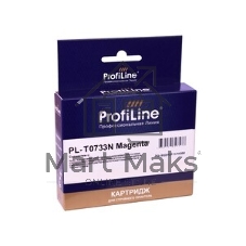 Картридж струйный ProfiLine PL-0733N для принтеров Epson StylusCX3900/CX3905/CX4900/CX4905/CX5500/CX5501/CX5505/CX5510/CX5600/CX5900/CX6900F/CX7300/CX7310/CX8300/CX9300F/C79/C90/C92/C110/TX200/TX209/TX210/TX219/TX300F/TX400/TX410/TX419/TX550W/TX600FW Magenta водн